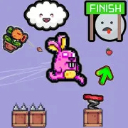 Cute Rabbit's Challenging Adventure - free online game