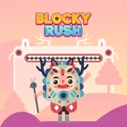 PLay Blocky Rush now!