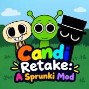 Play Candi Retake: A Sprunki Mod now!