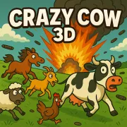 PLay Crazy Cow 3D now!