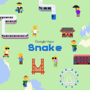 Play Google Maps Snake now!