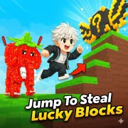 Jump To Steal Lucky Blocks - free online game