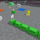 PLay Slither Blocky Snake 3D now!