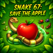 Play Snake 67 Save the Apple now!