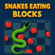Snakes Eating Blocks - free online game