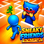 Play Sneaky Friends now!