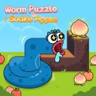 Worm Puzzle Snake Apple