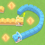 Play Merge Snake Battle now!