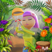 Play Runner Garden 3D now!